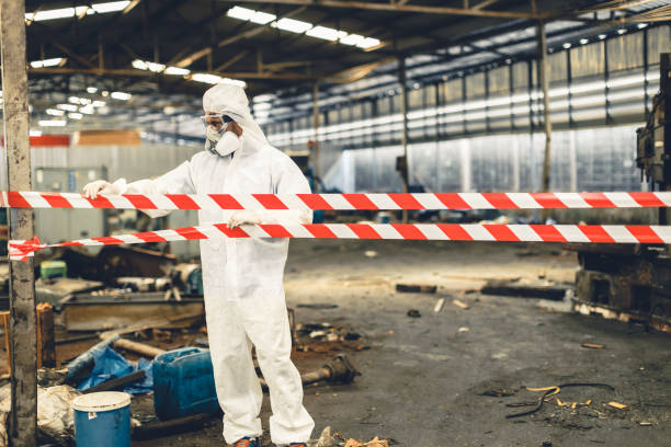 Professional Unattended Death Cleanup technician working in Lincoln, MO